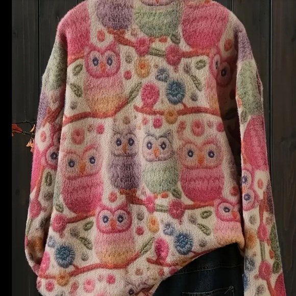 Owl sweater - Picture 4 of 6